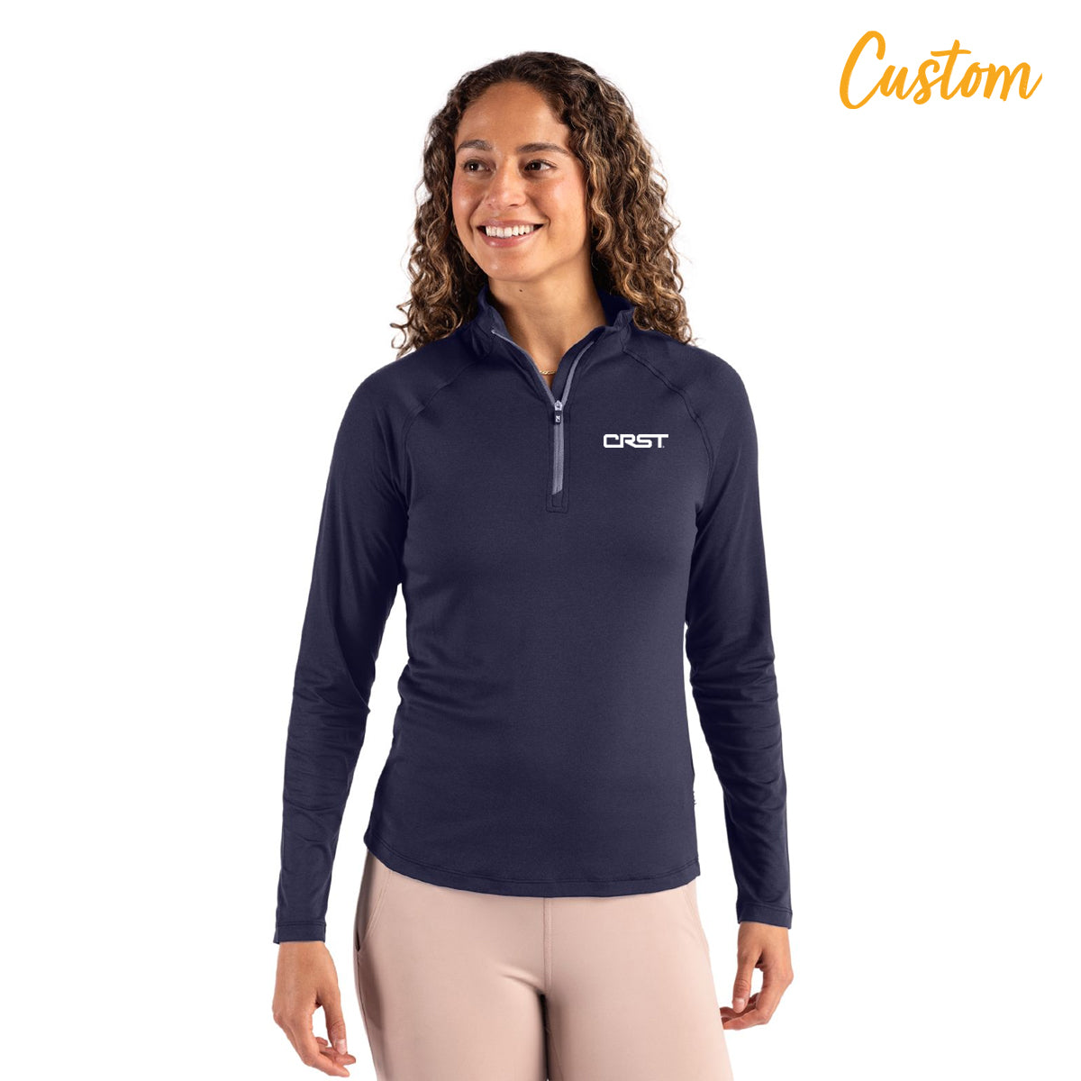 CRST Cutter & Buck Ladies Coastline 1/4 Zip