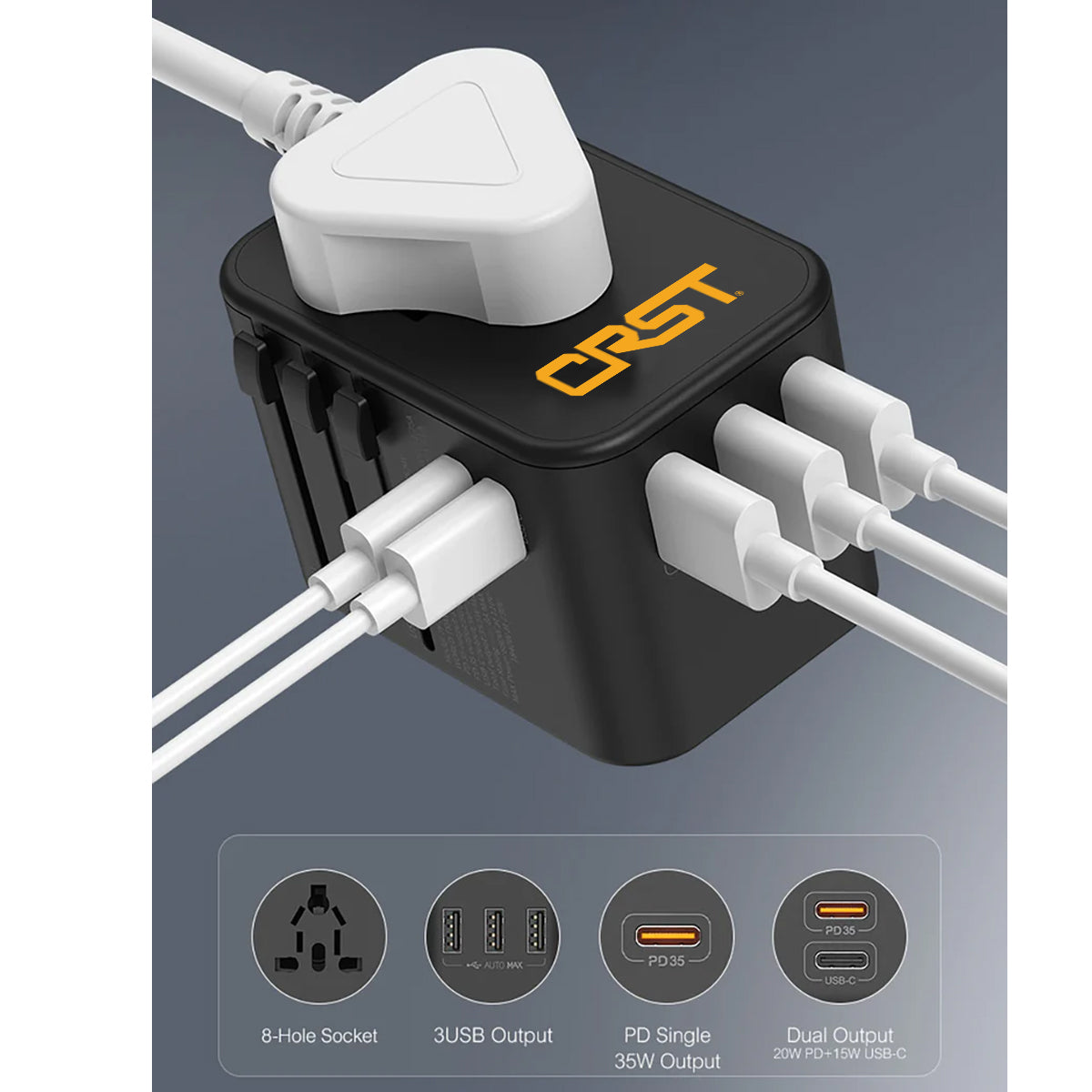 CRST World Travel Adapter