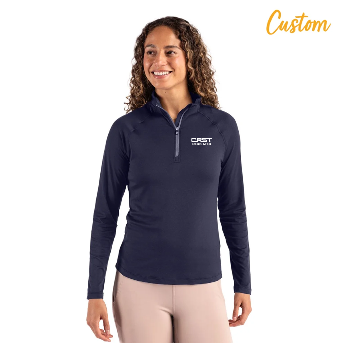 CRST Cutter & Buck Ladies Coastline 1/4 Zip