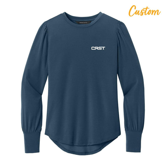 CRST Mercer+Mettle® Women’s Stretch Jersey Long Sleeve Blouson Top