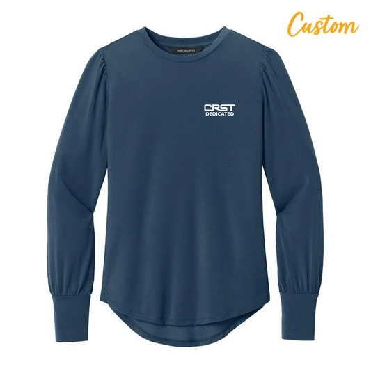 CRST Mercer+Mettle® Women’s Stretch Jersey Long Sleeve Blouson Top