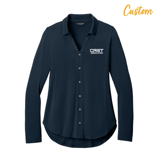 CRST Port Authority® Women’s Luxe Knit Button Tunic