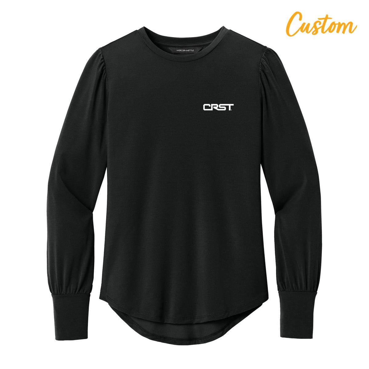 CRST Mercer+Mettle® Women’s Stretch Jersey Long Sleeve Blouson Top